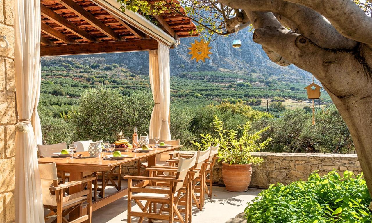 Cretan Kera Villa Heated Pool Buitenkant foto