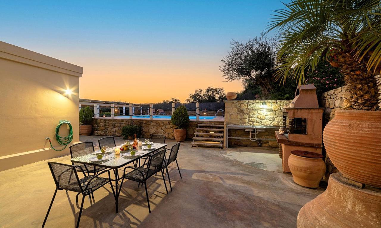Cretan Kera Villa Heated Pool Buitenkant foto